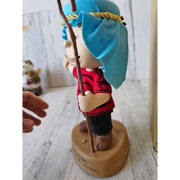 Hallmark Linus pageant large what Xmas about decor Xmas 10" Shepherd 2015 Linus - Picture 4 of 9